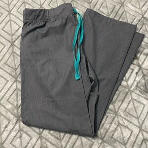 Figs gray scrub bottoms - straight cut